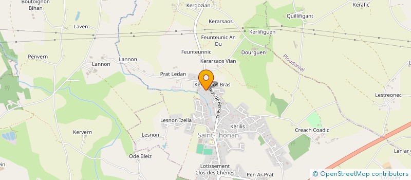 localisation de l'entreprise KERALOU  SAINT-THONAN