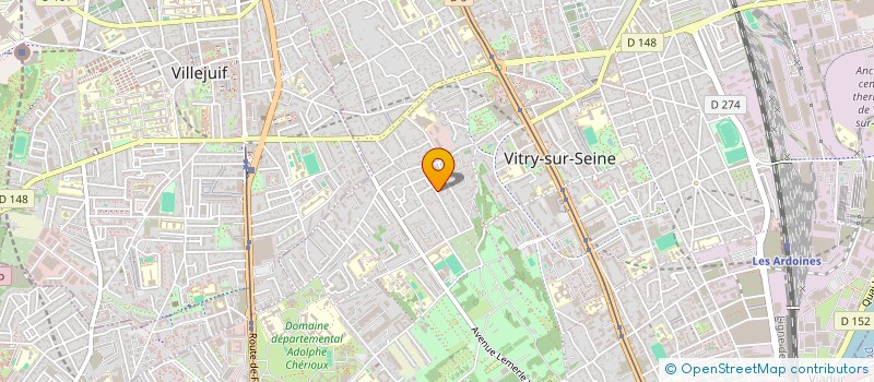 localisation de l'entreprise KERAM  VITRY-SUR-SEINE