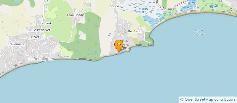 localisation de l'entreprise KERANGE56  SARZEAU