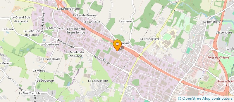 localisation de l'entreprise KERANN HOTEL à SAINT-HERBLAIN