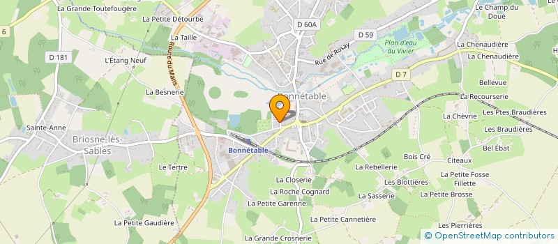 localisation de l'entreprise KERANN'S  BONNETABLE