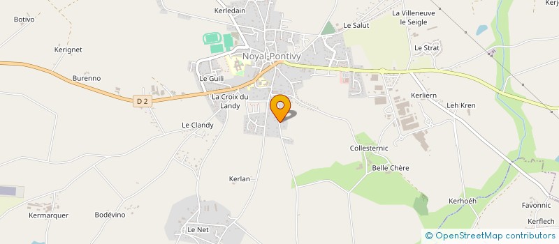 localisation de l'entreprise KERANNA  NOYAL-PONTIVY