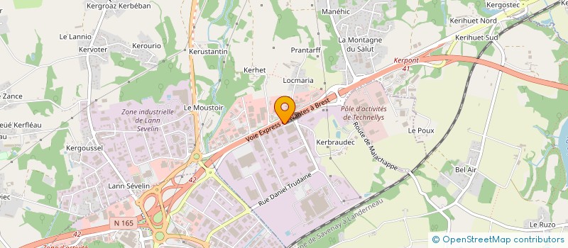 localisation de l'entreprise KERANNA III à VANNES
