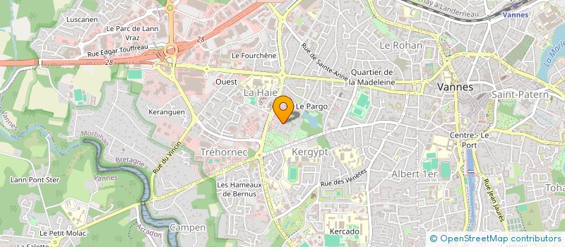 localisation de l'entreprise KERANNA IV à VANNES