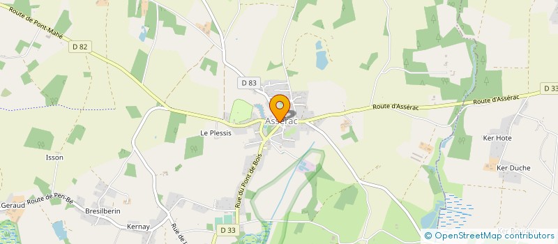 localisation de l'entreprise KERANNED  ASSERAC