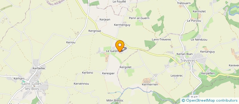 localisation de l'entreprise KERANO  SAINT-GILLES-LES-BOIS