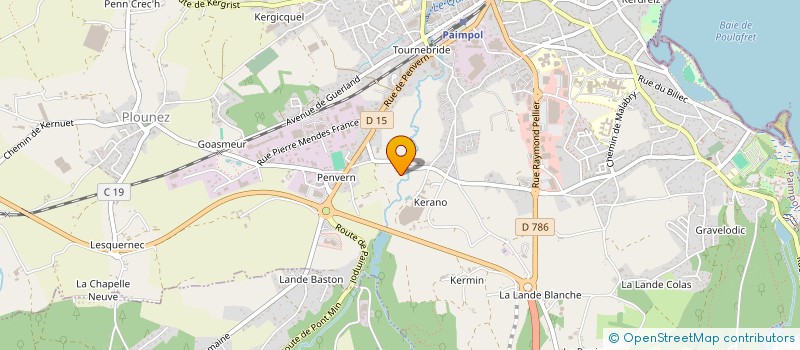 localisation de l'entreprise KERANO BIAN  PAIMPOL