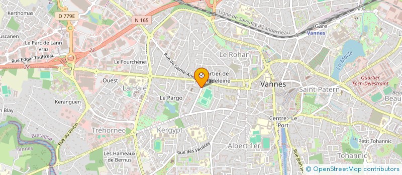 localisation de l'entreprise KERANTEC à VANNES