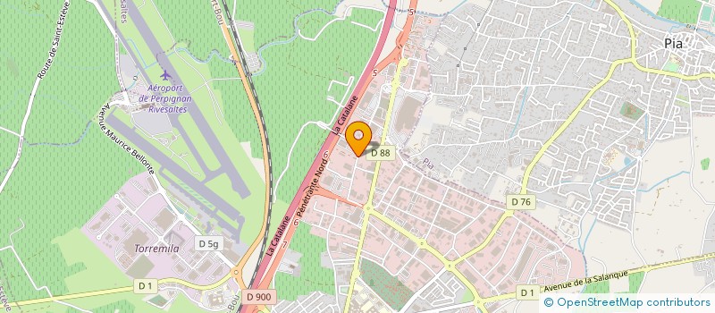 localisation de l'entreprise KERATEC à PERPIGNAN