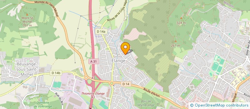 localisation de l'entreprise KERATINE à THIONVILLE