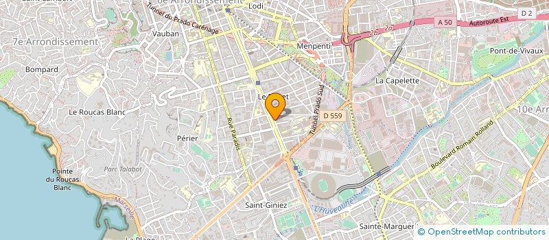 localisation de l'entreprise KERATINE CONCEPT à MARSEILLE