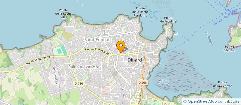 localisation de l'entreprise KERAVAL  DINARD