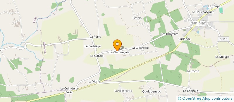 localisation de l'entreprise KERAVALON FACADES  REMINIAC