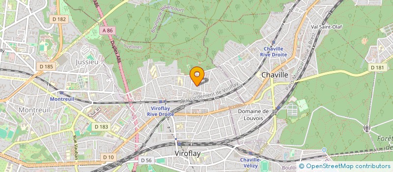 localisation de l'entreprise KERAVEL  VIROFLAY