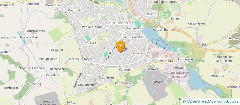 localisation de l'entreprise KERAY  SAINT-RENAN