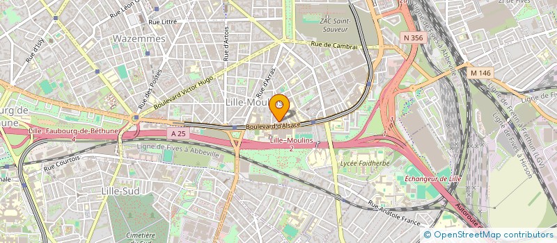 localisation de l'entreprise KERAYA à LILLE