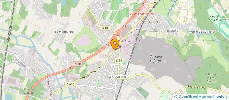 localisation de l'entreprise KERBACOL  LA COURONNE