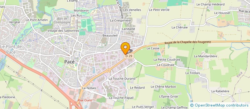 localisation de l'entreprise KERBASCOL à PACE