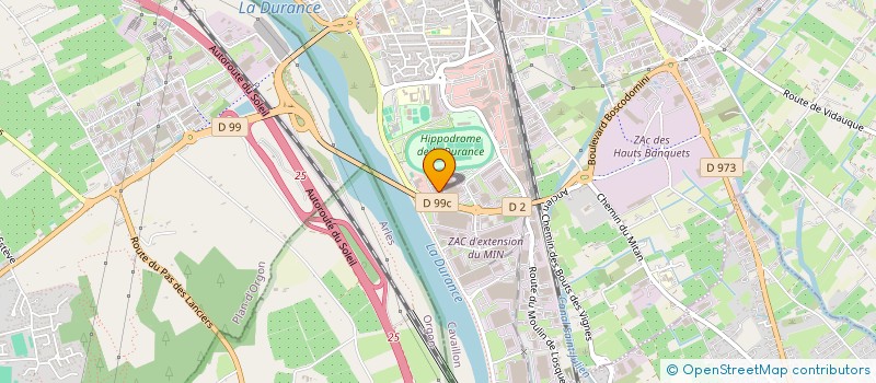 localisation de l'entreprise KERBAT  CAVAILLON