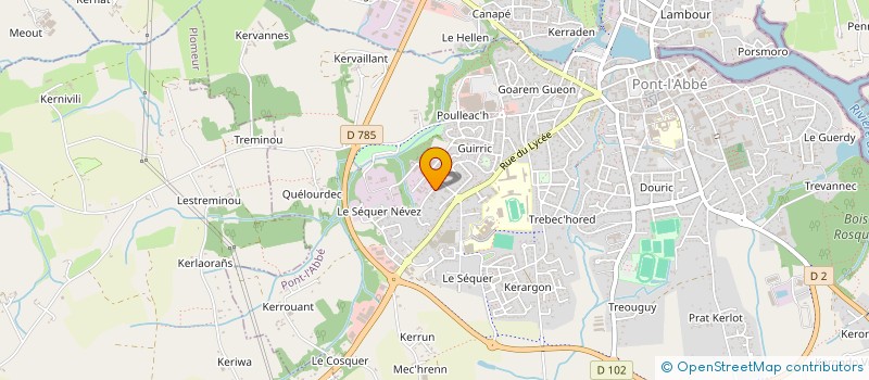 localisation de l'entreprise KERBATI  PONT-L'ABBE