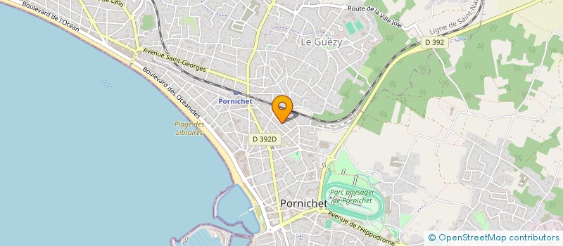 localisation de l'entreprise KERBINIOU IMMOBILIER à PORNICHET