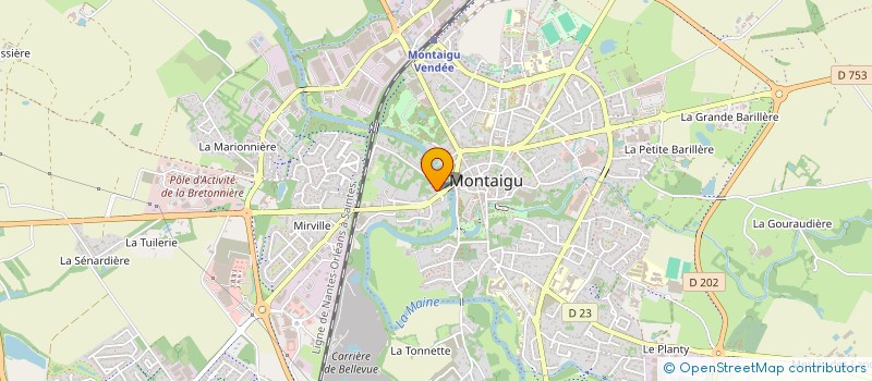 localisation de l'entreprise KERBLEIS à MONTAIGU-VENDEE