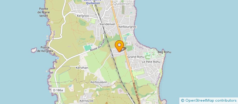localisation de l'entreprise KERBOULEVIN  SAINT-PIERRE-QUIBERON