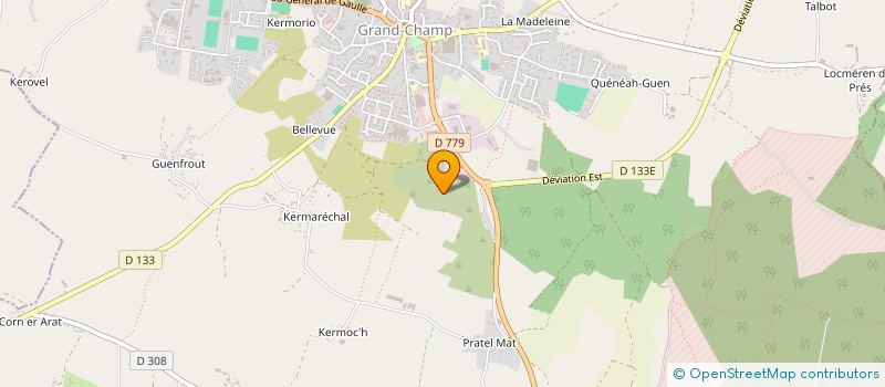 localisation de l'entreprise KERBRIAC  GRAND-CHAMP