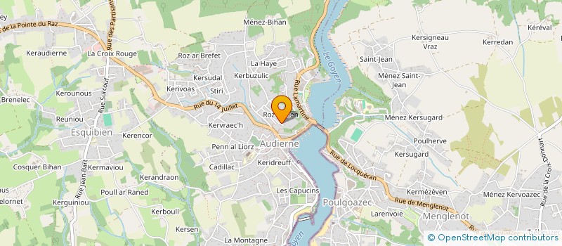 localisation de l'entreprise KERBRO  AUDIERNE