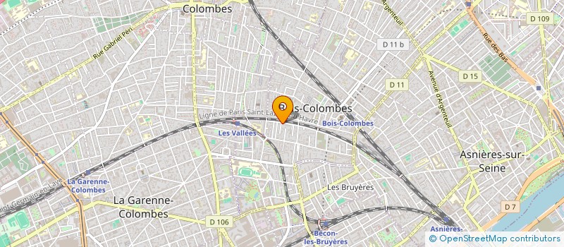 localisation de l'entreprise KERBRUS à BOIS-COLOMBES