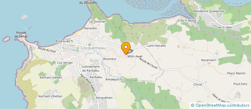 localisation de l'entreprise KERBUFF à LANNION