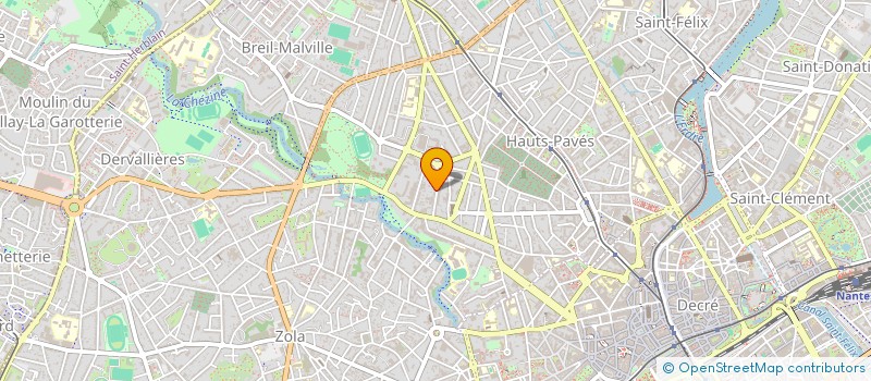 localisation de l'entreprise KERCA à NANTES