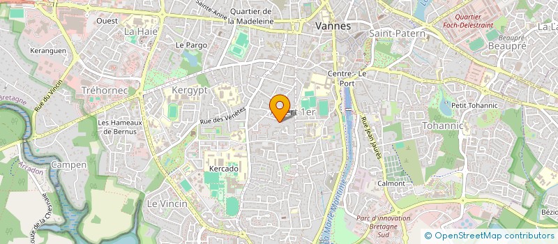 localisation de l'entreprise KERCAEHOL à VANNES