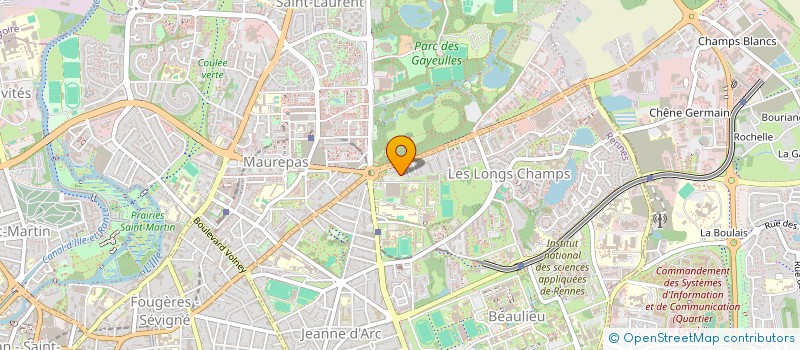 localisation de l'entreprise KERCAMBRE  RENNES