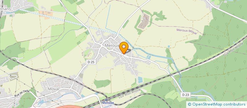 localisation de l'entreprise KERCAMEN  VEZELOIS