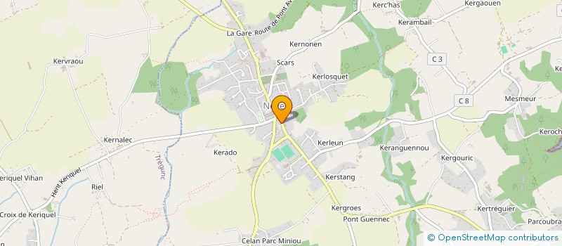 localisation de l'entreprise KERCANEVA  NEVEZ