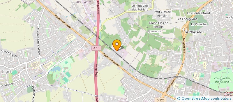 localisation de l'entreprise KERCLOE  INGRE