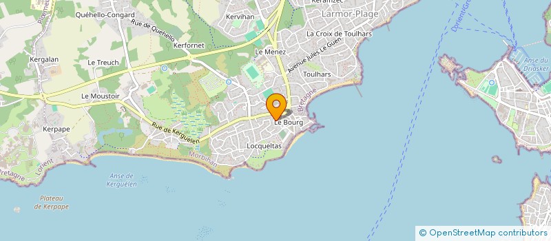 localisation de l'entreprise KERCOON  LARMOR-PLAGE