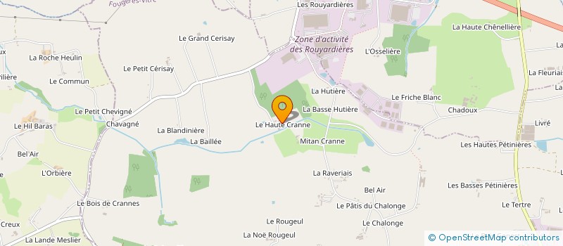 localisation de l'entreprise KERCRANNE  DOMAGNE