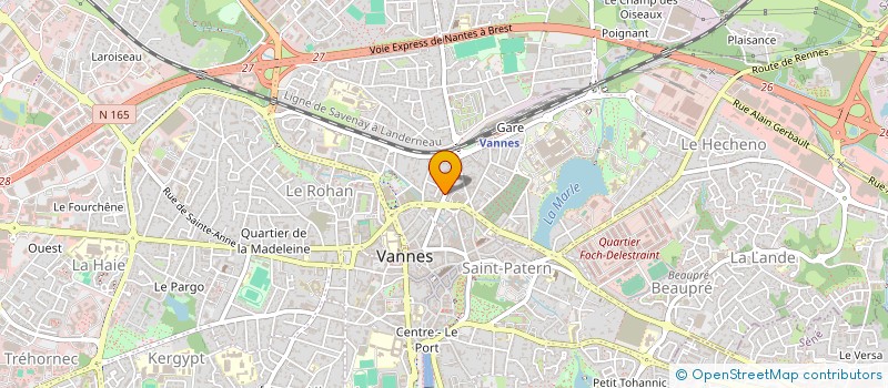 localisation de l'entreprise KERCROIX à VANNES