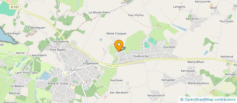 localisation de l'entreprise KERCY  BADEN