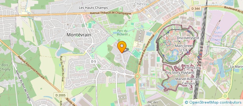 localisation de l'entreprise KERDAL-HAUROGNE  MONTEVRAIN