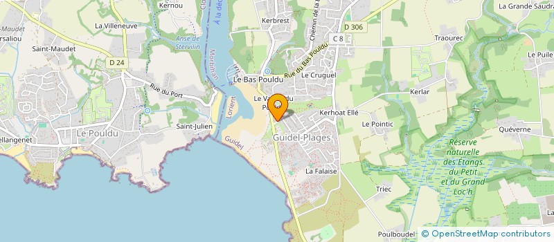 localisation de l'entreprise KERDALHUE  GUIDEL