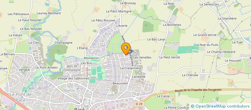 localisation de l'entreprise KERDANTUG  PACE