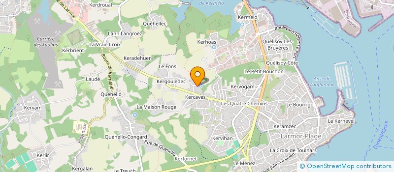 localisation de l'entreprise KERDAVID  LARMOR-PLAGE