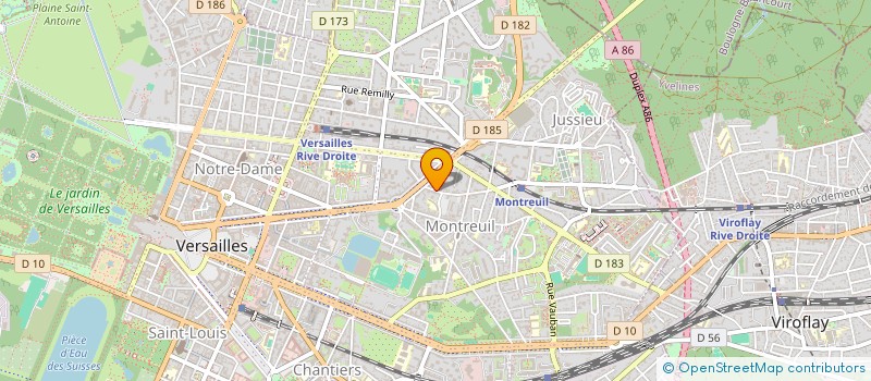 localisation de l'entreprise KERDAX à VERSAILLES