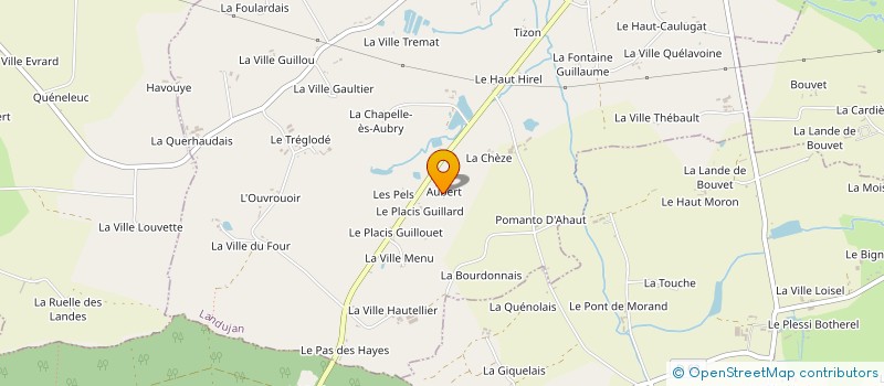 localisation de l'entreprise KERDERVENN  LANDUJAN