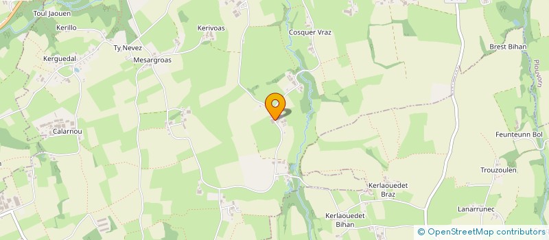 localisation de l'entreprise KERDILES  PLOUVORN