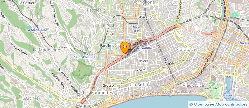 localisation de l'entreprise KERDOMAZ 1  NICE