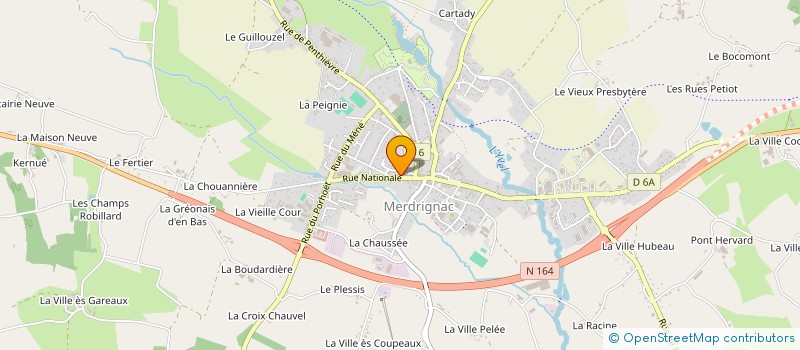 localisation de l'entreprise KERDONCUFF DEVELOPPEMENT  MERDRIGNAC